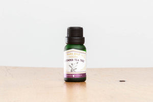 Pure Lavender Tea Tree Oil (15ml) in Bamboo Gift Box
