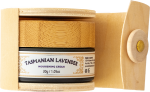 Tasmanian Lavender Nourishing Cream (30 g) in Bamboo Gift Box