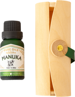 Pure Manuka Oil (15ml) in Bamboo Gift Box